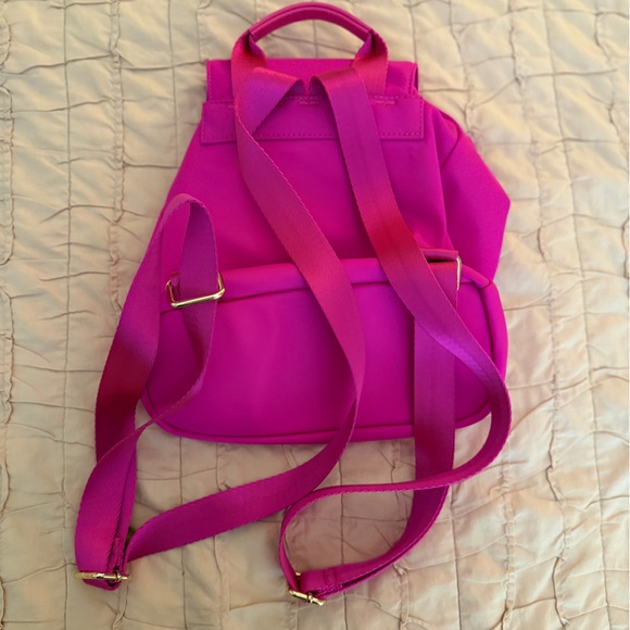 Stoney Clover Lane Fuchsia Mini Flap Backpack - Picture 5 of 5